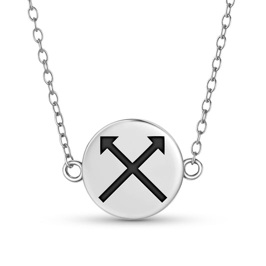 Friendship Native Rock Art Symbols Necklace