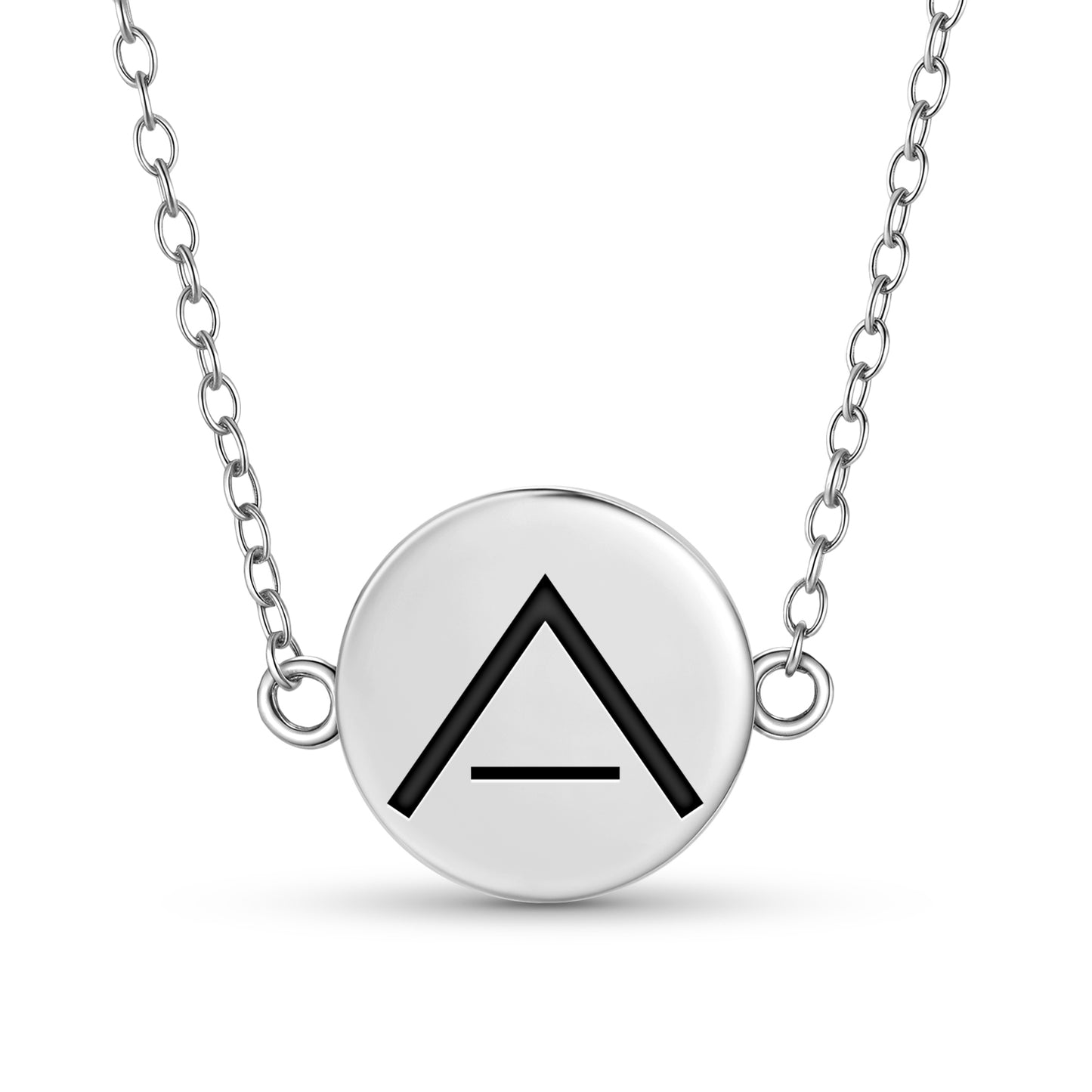 Calm Native Rock Art Symbols Necklace