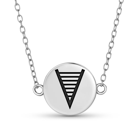 Wealth Native Rock Art Symbols Necklace