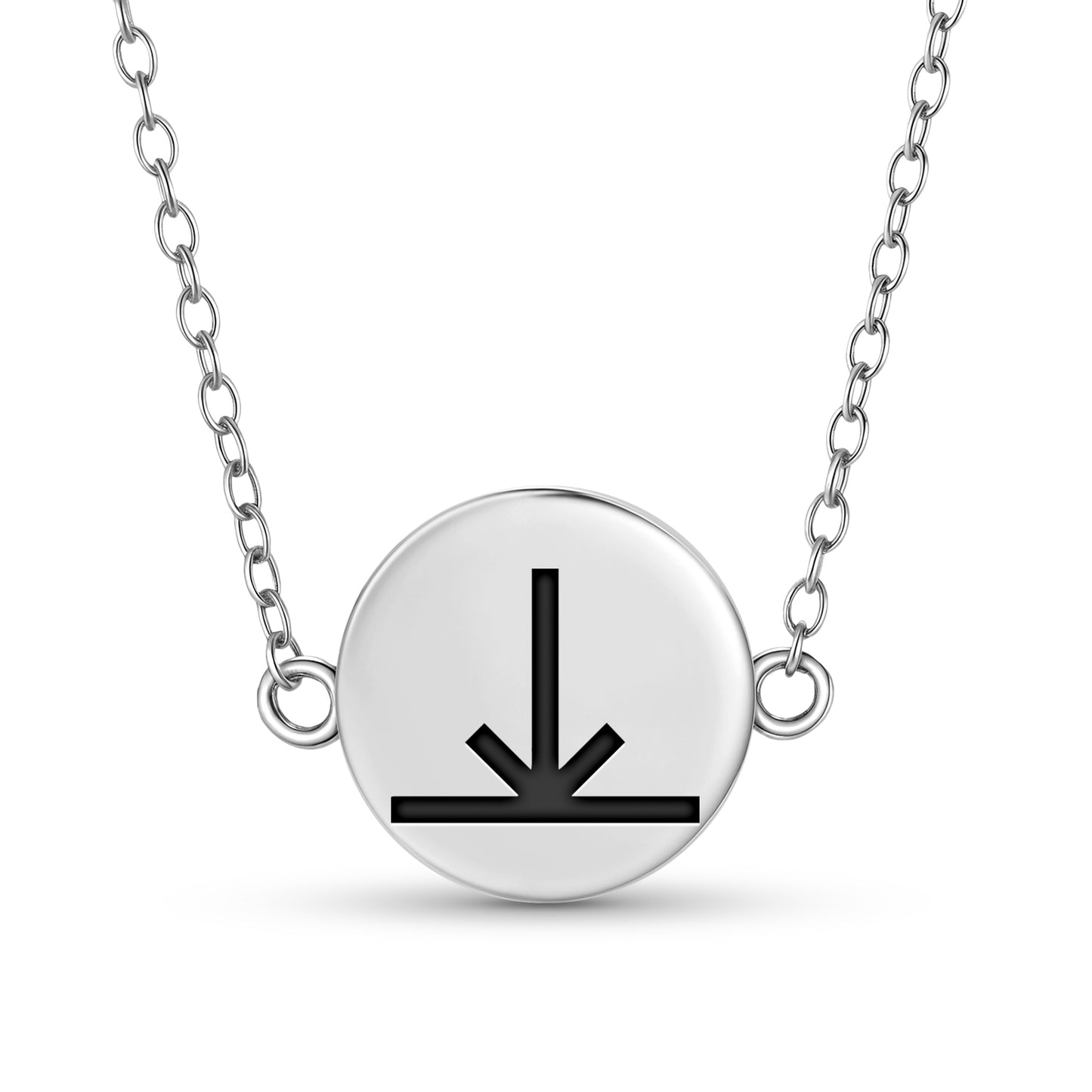 Joy Native Rock Art Symbols Necklace