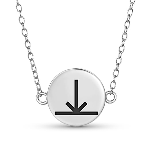 Joy Native Rock Art Symbols Necklace