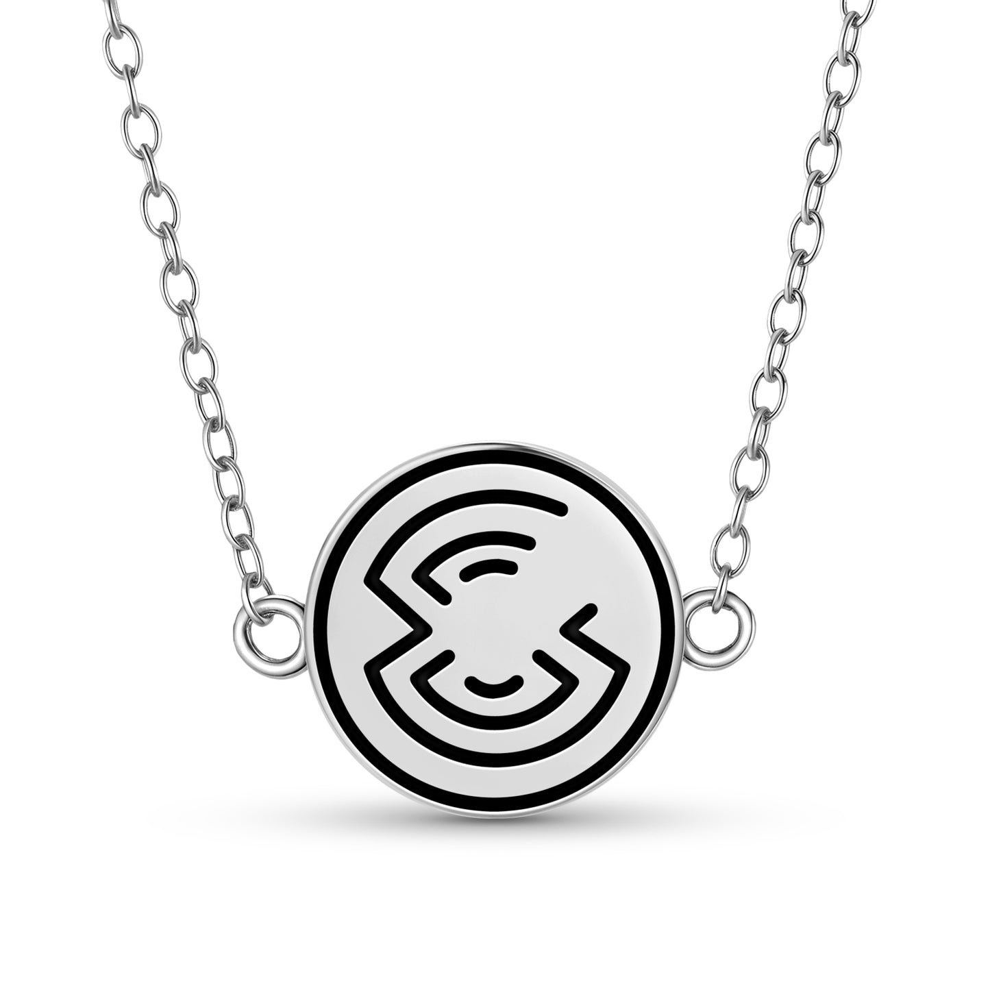 Bar Magnet Crop Circles Symbols Necklace