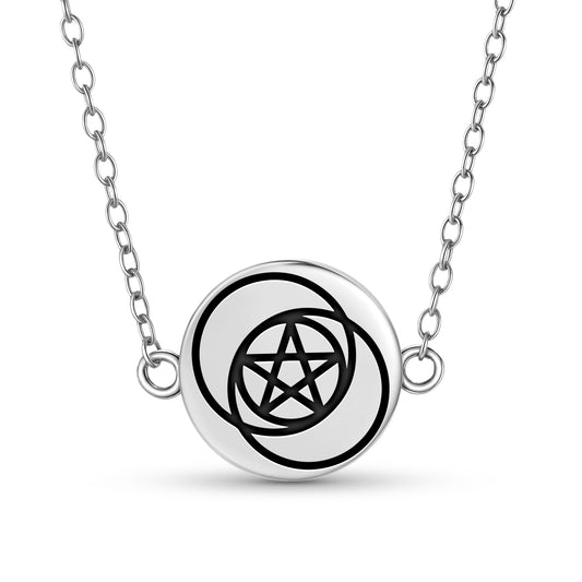 Pentad Crop Circles Symbols Necklace