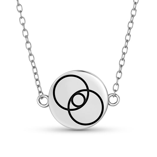 Tetrad Crop Circles Symbols Necklace