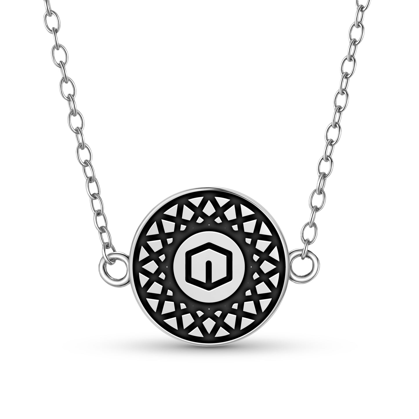 Metatron's Cube Crop Circles Symbols Necklace