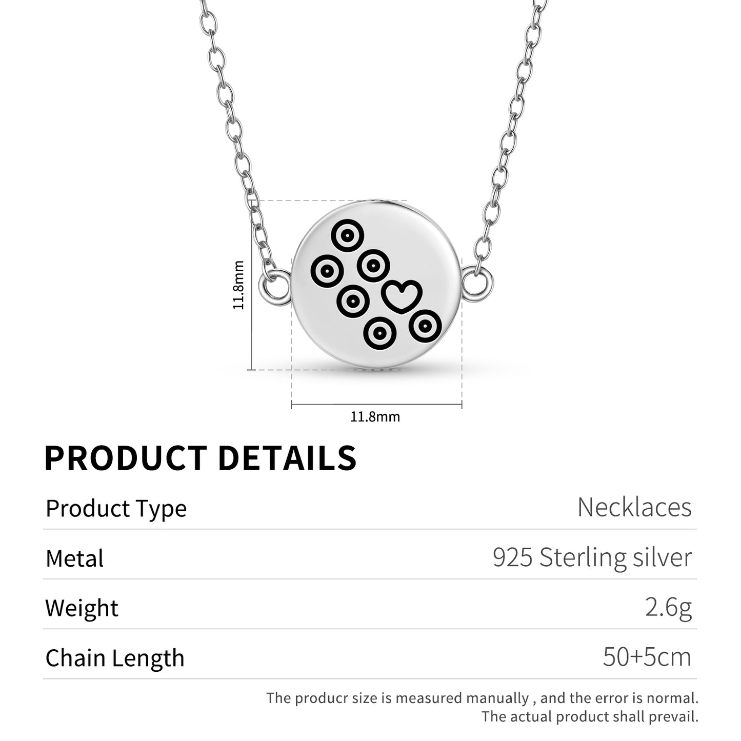 Seven Chakras Crop Circles Symbols Necklace