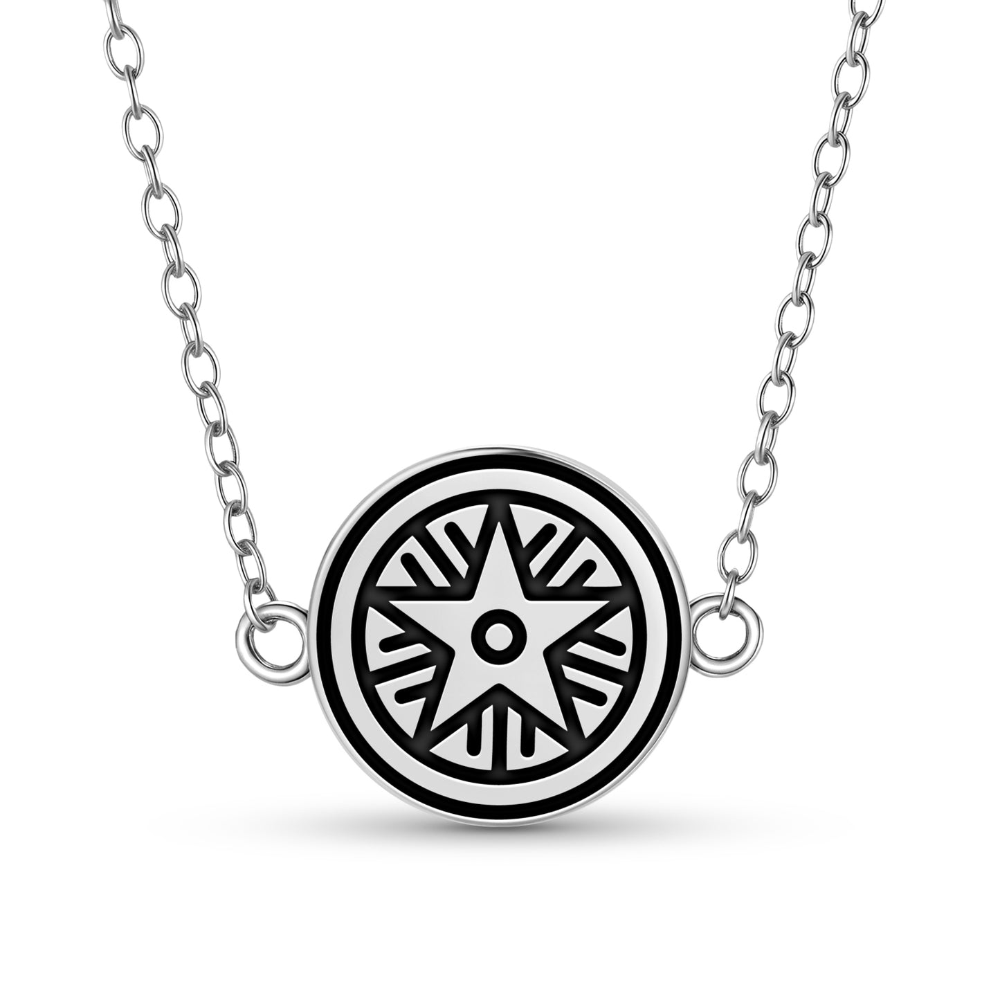 The Star in Bishops Cannings Crop Circles Symbols Necklace