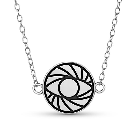 The All-seeing Eye Crop Circles Symbols Necklace