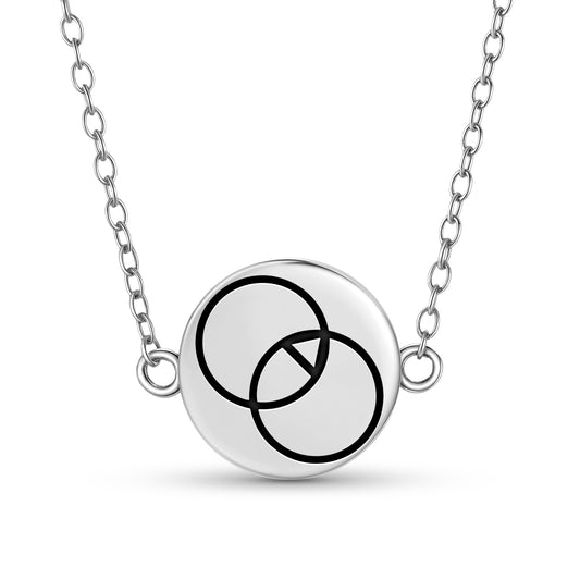 Triad the Triangle Crop Circles Symbols Necklace