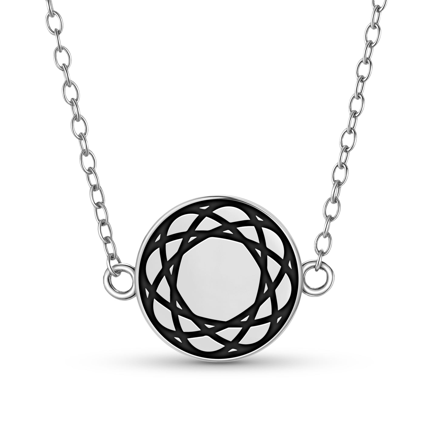 Torus Crop Circles Symbols Necklace