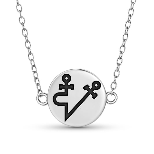 HAHAHEL Angels Symbols Necklace