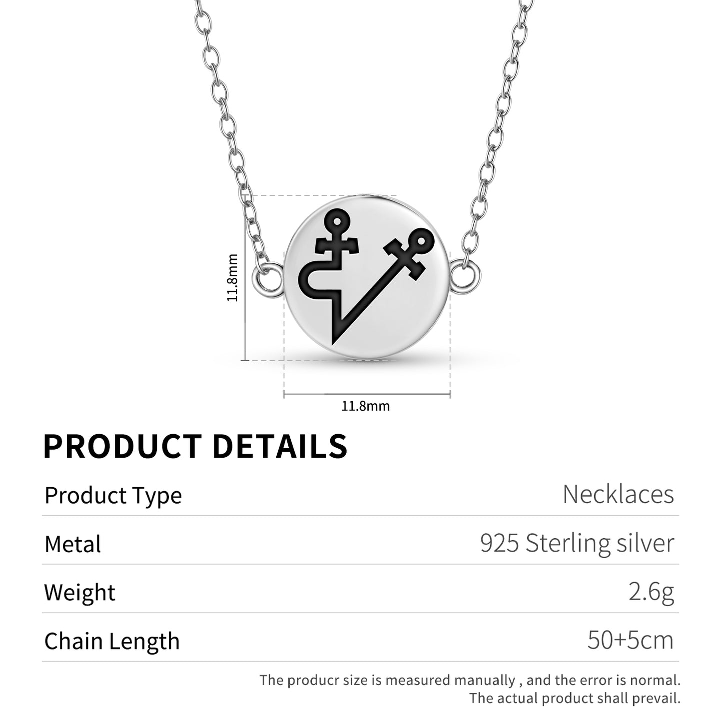 HAHAHEL Angels Symbols Necklace