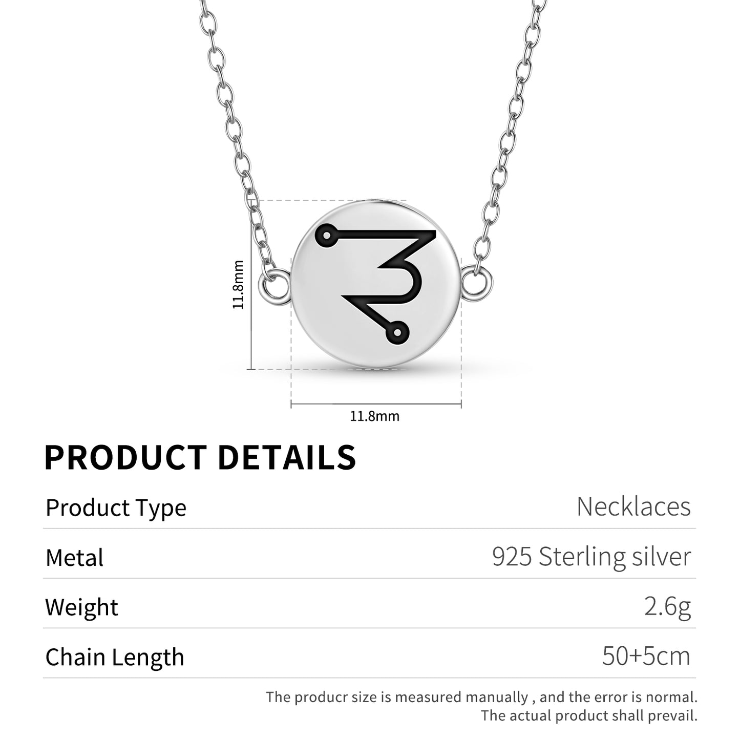 SITAEL Angels Symbols Necklace