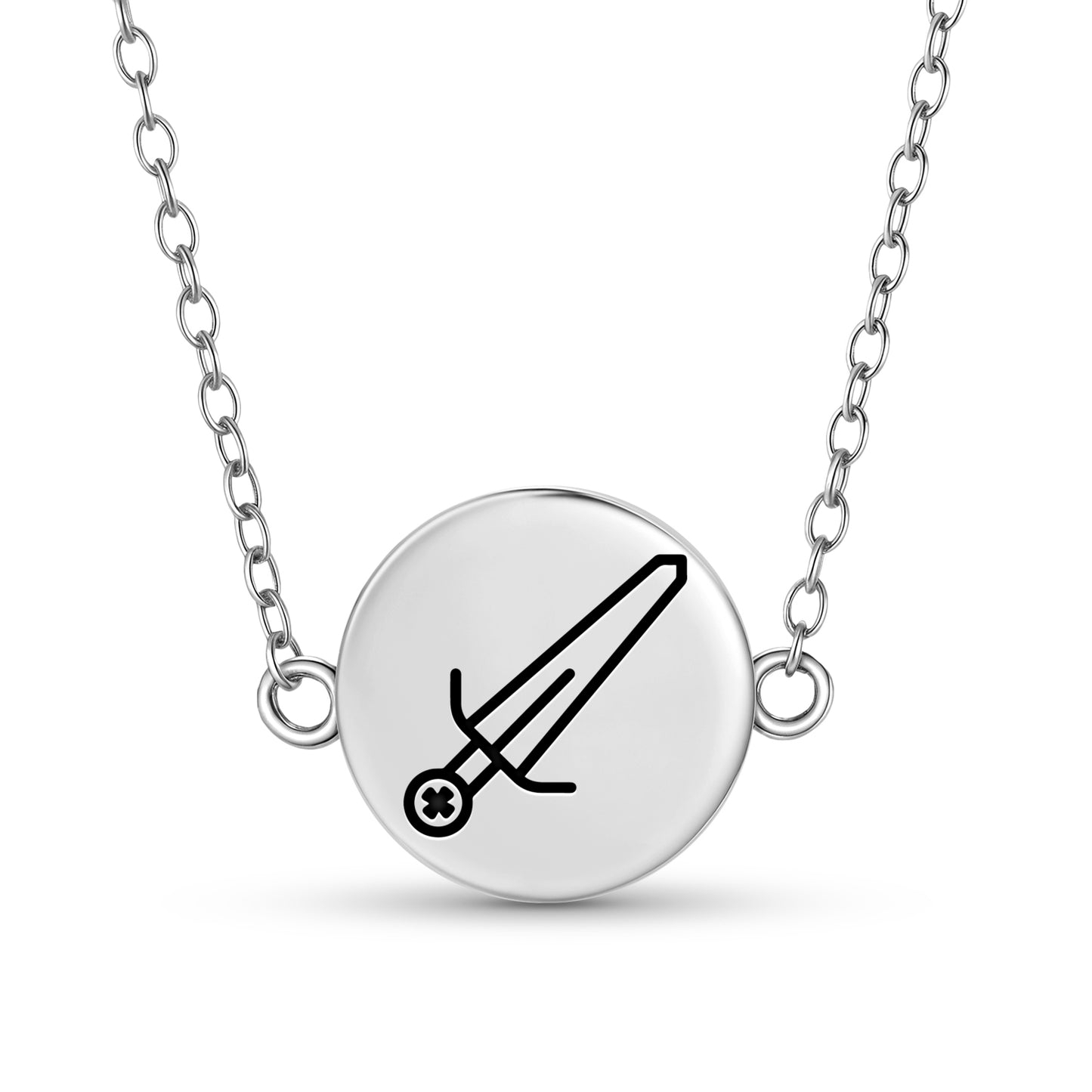 Templar Sword Templar Symbols Necklace