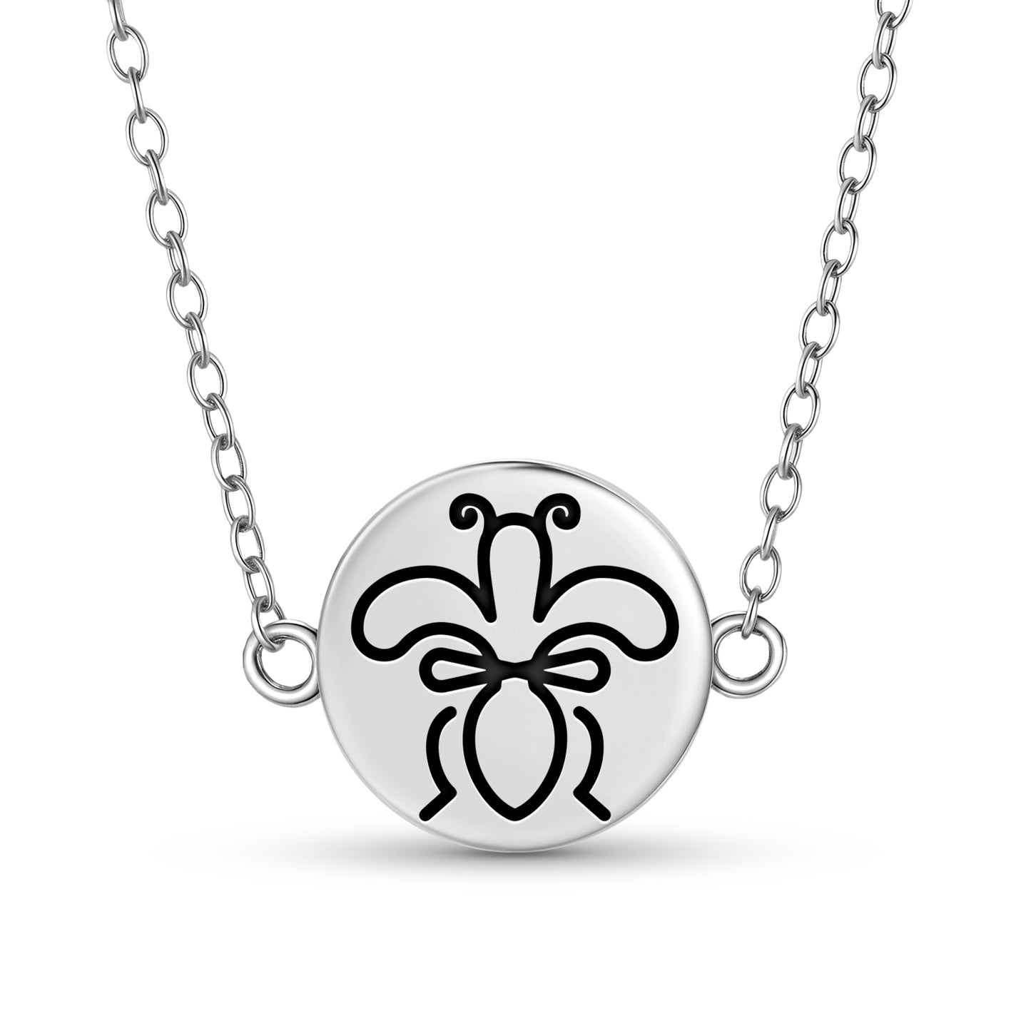 The Bee Templar Symbols Necklace