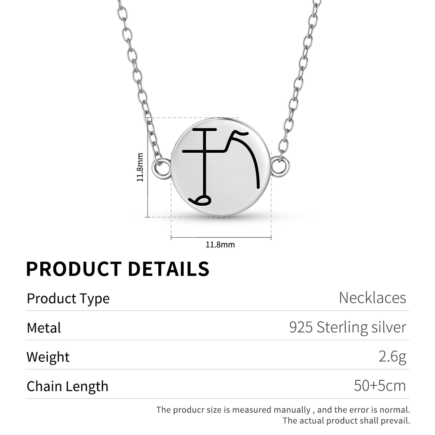 SANYE MELDU Reiki Symbols Necklace