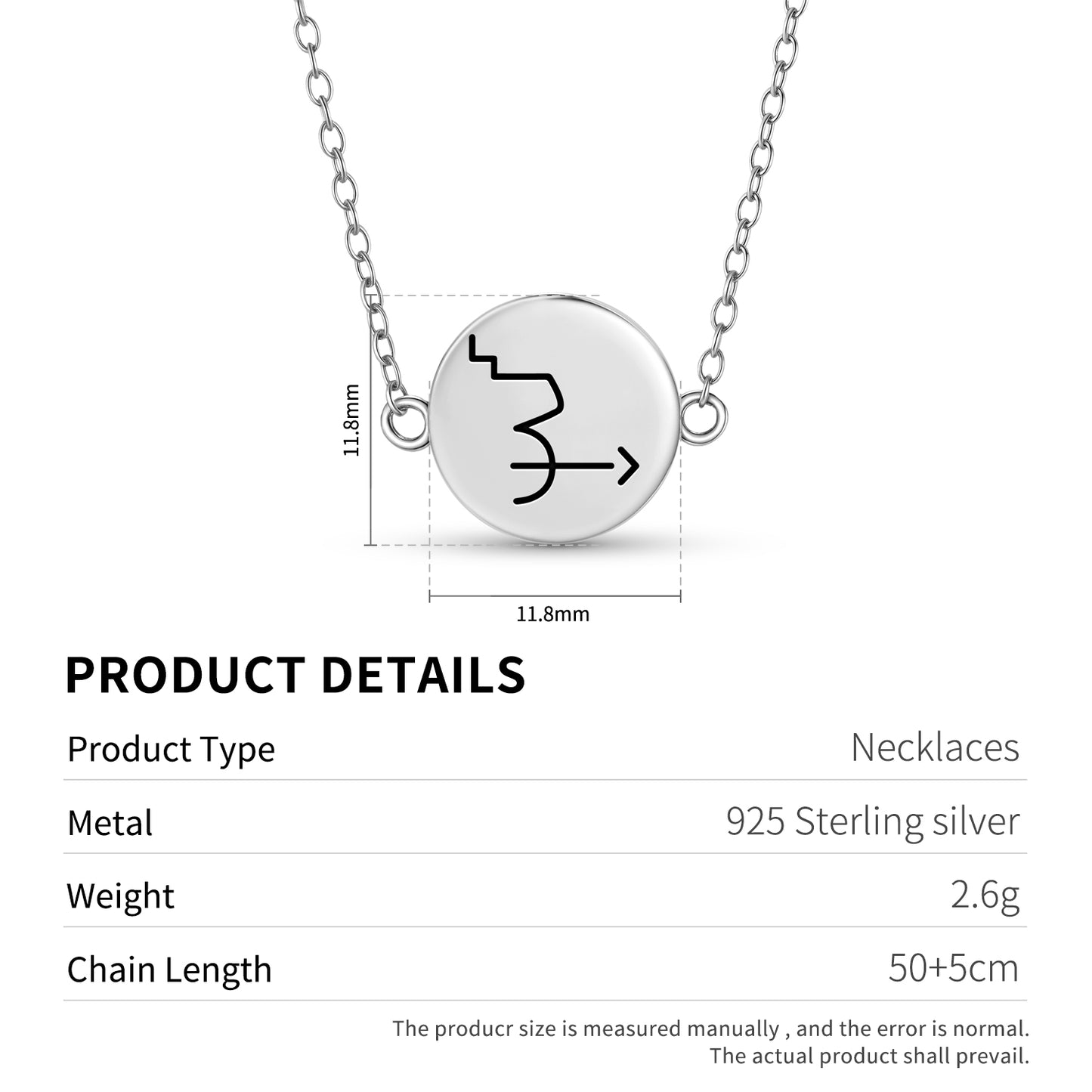 HANG SENG DOR Reiki Symbols Necklace