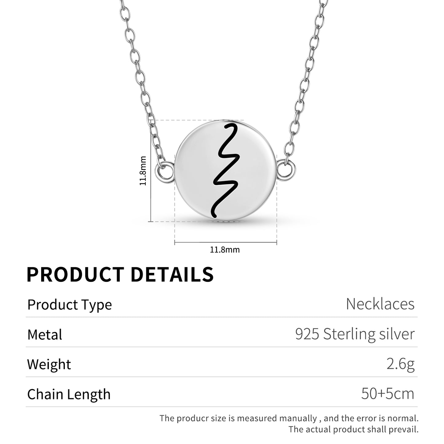 RAKU Reiki Symbols Necklace
