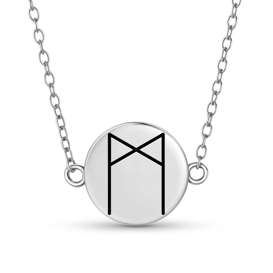 MANNAZ Reiki Symbols Necklace