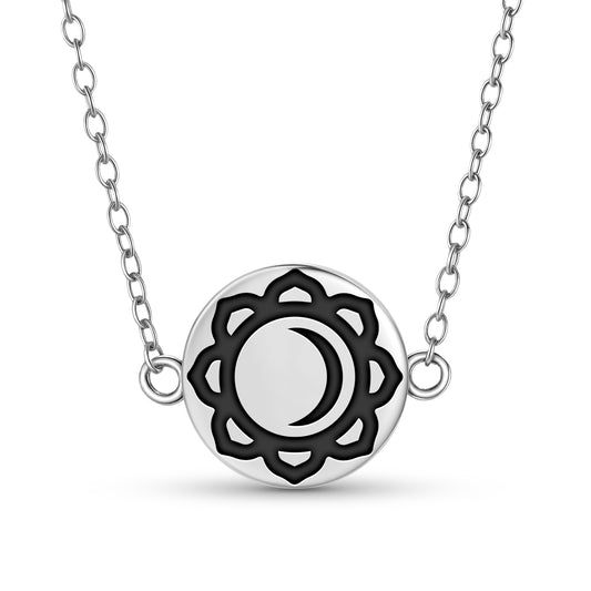Chandra Hindu Symbols Necklace