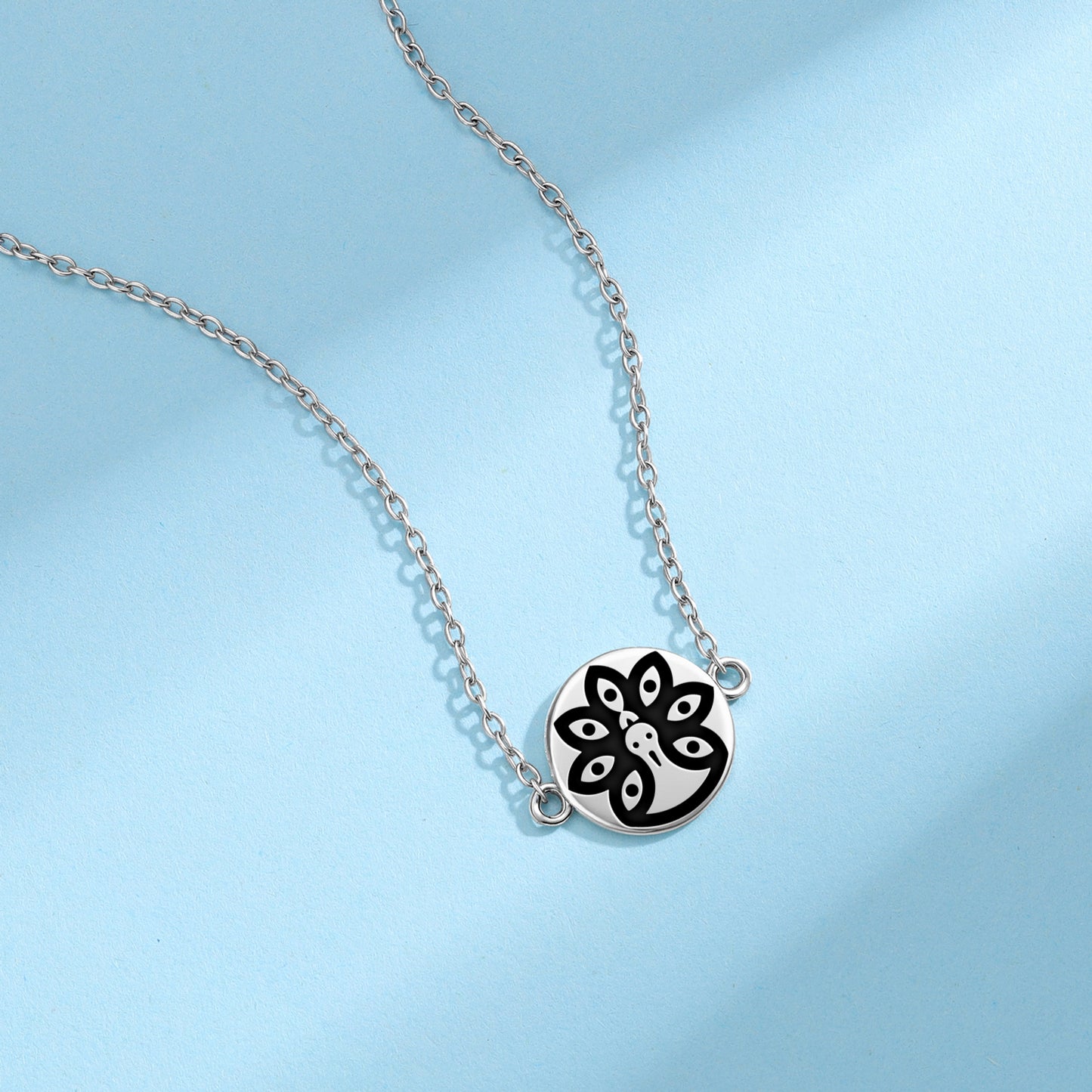 Mayil Mayur Hindu Symbols Necklace