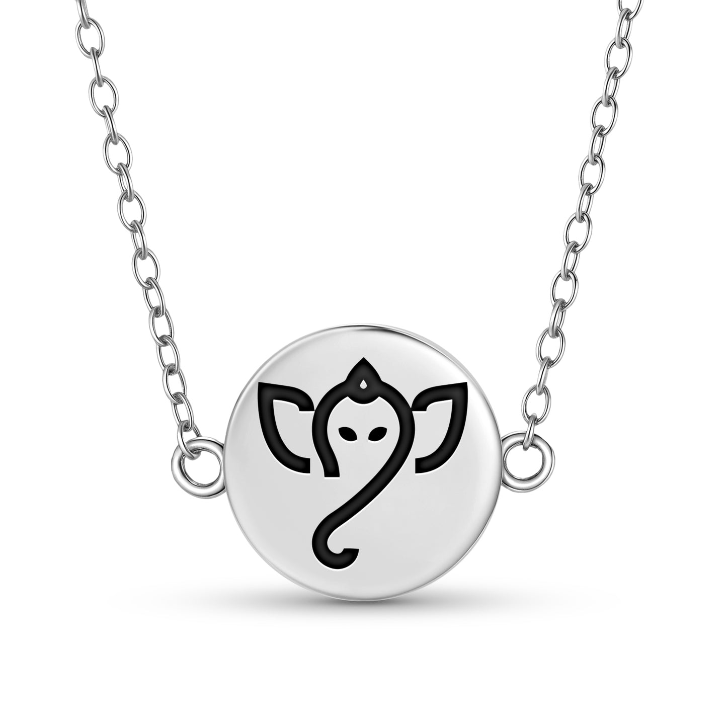 Ganesha Hindu Symbols Necklace