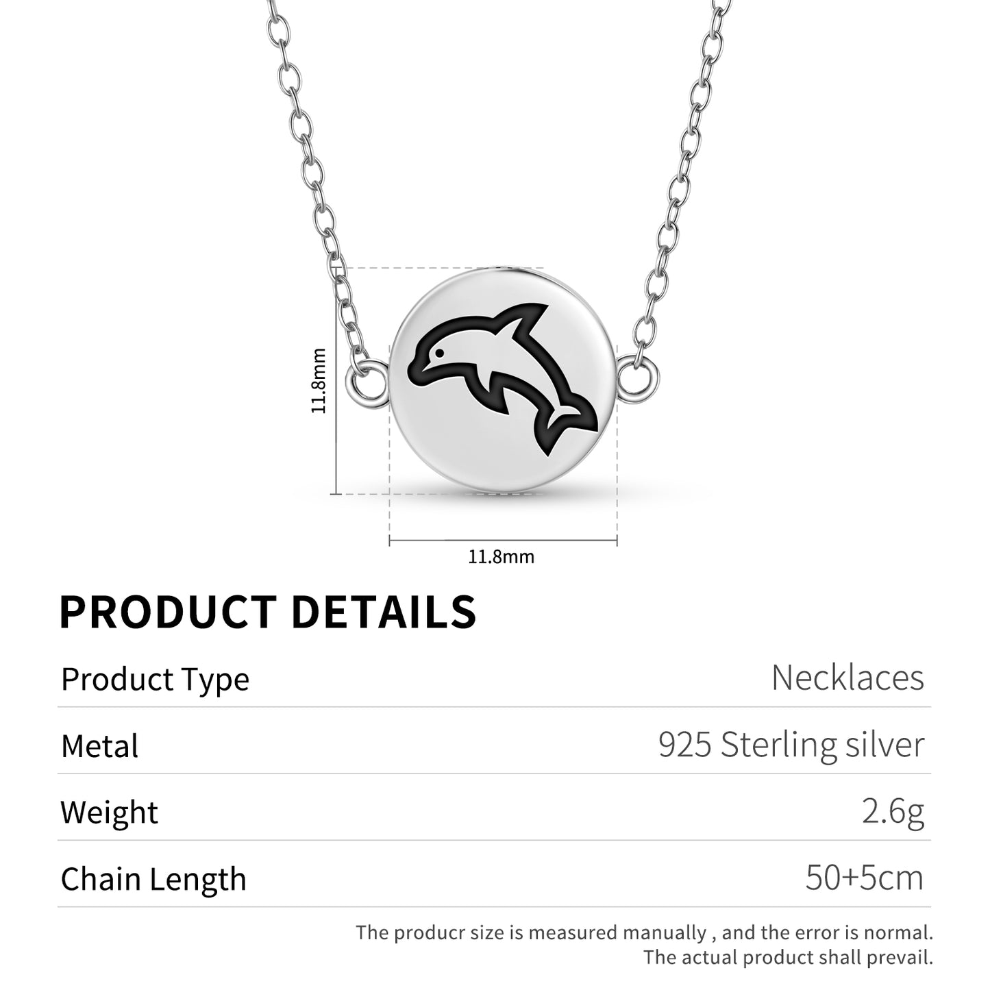 DOLPHIN Animal Symbols Necklace