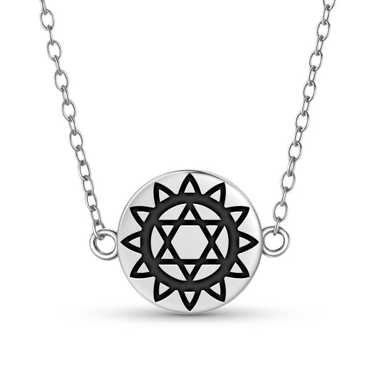Anahata – Heart chakra Chakra Symbols Necklace