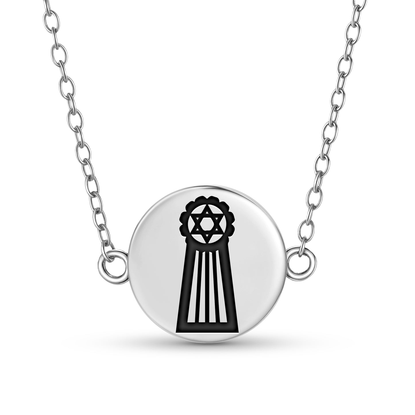 Cosmogonic Diagram Mu Lemurian Symbols Necklace
