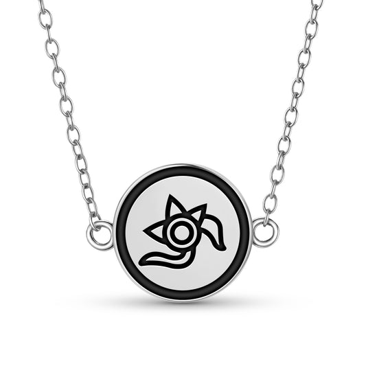 God Speaks Mu Lemurian Symbols Necklace