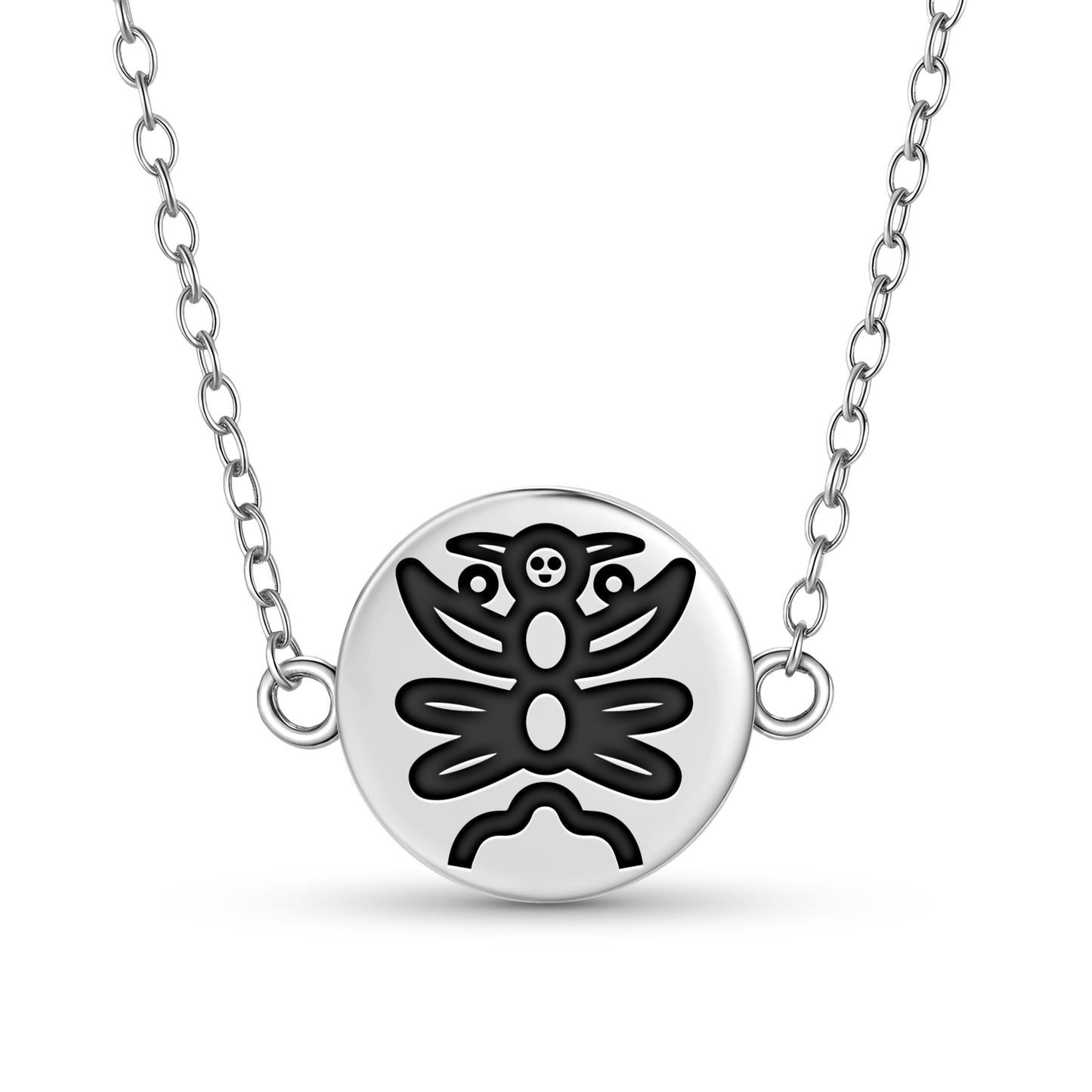 First Man-Woman Mu Lemurian Symbols Necklace