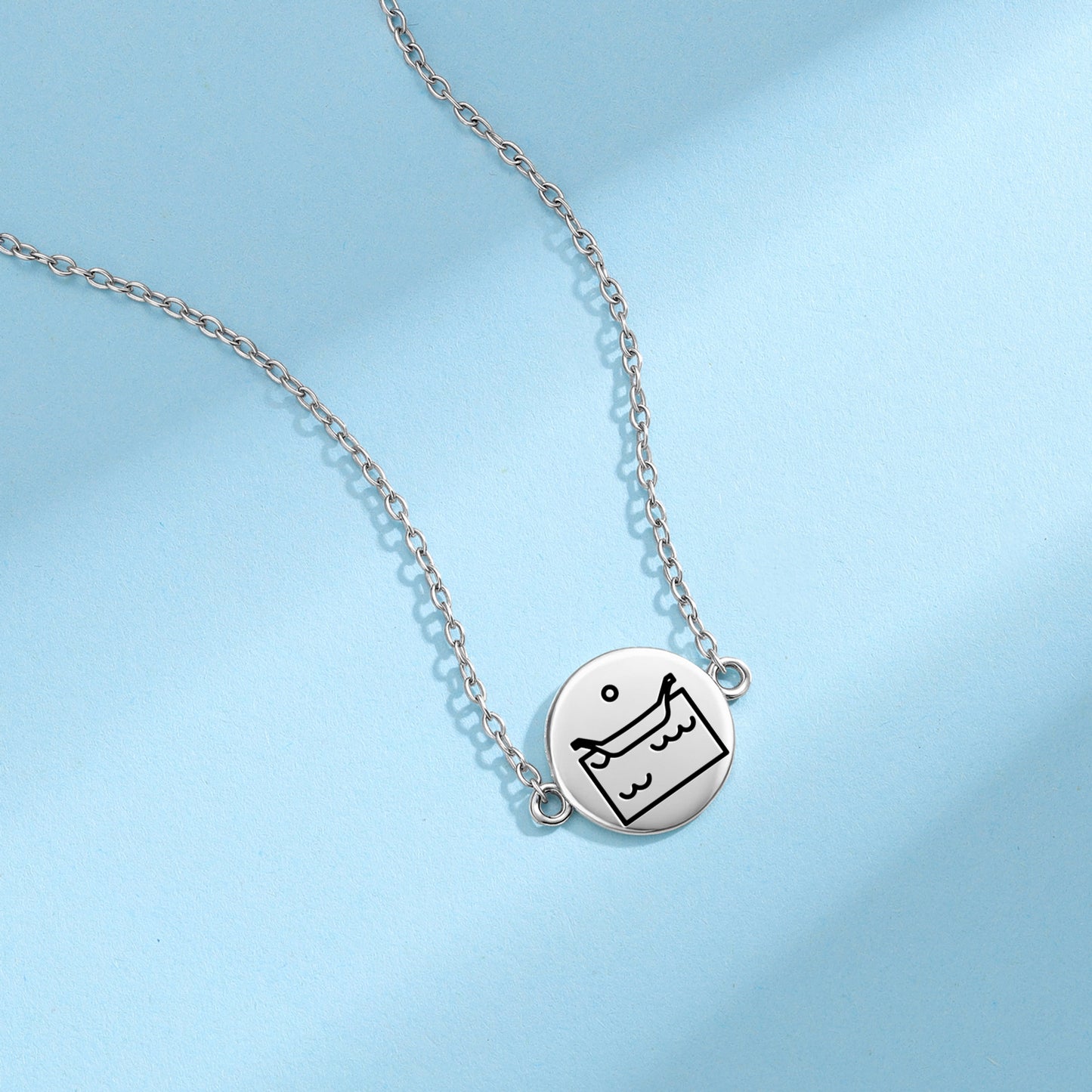 Rapa Nui canoe Easter Island Rapa Nui Symbols Necklace