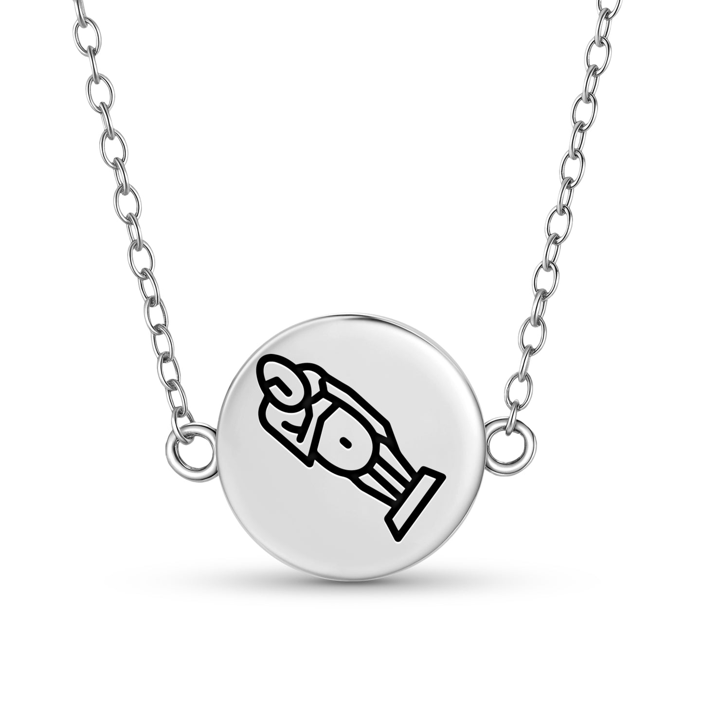 Moai papa Easter Island Rapa Nui Symbols Necklace