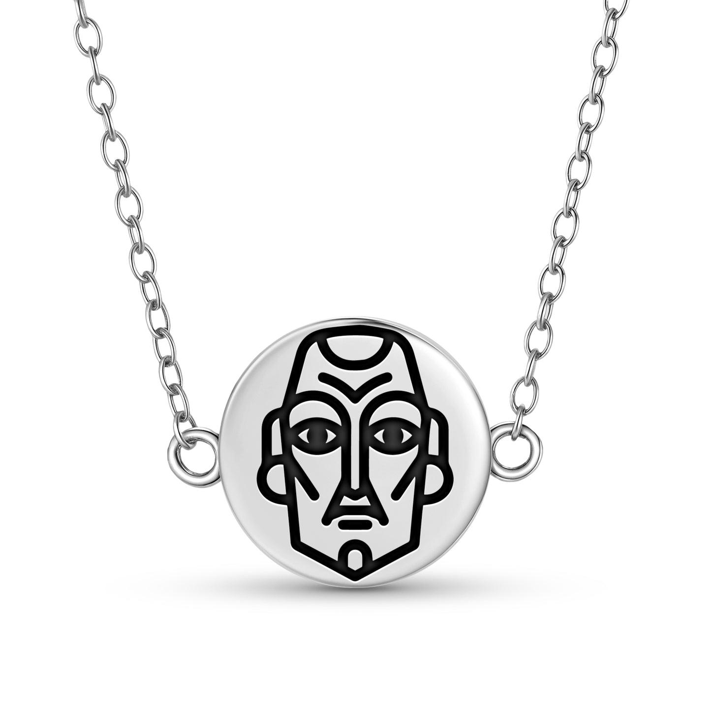 Moai tangata Easter Island Rapa Nui Symbols Necklace