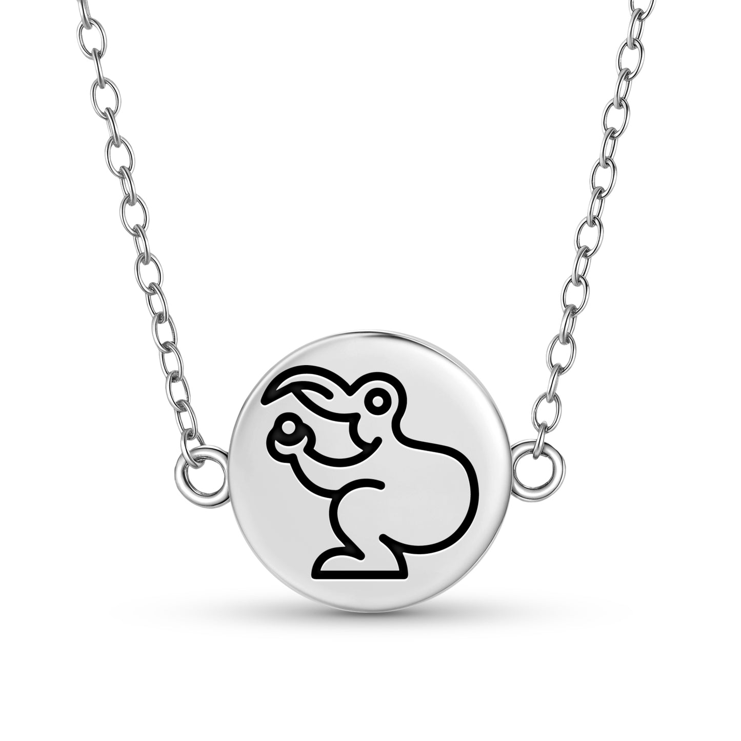Moai tangata manu Easter Island Rapa Nui Symbols Necklace