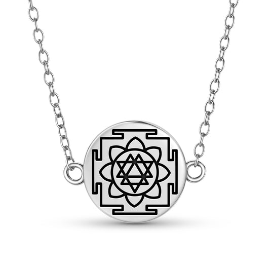 Durga Yantra Yantra Symbols Necklace