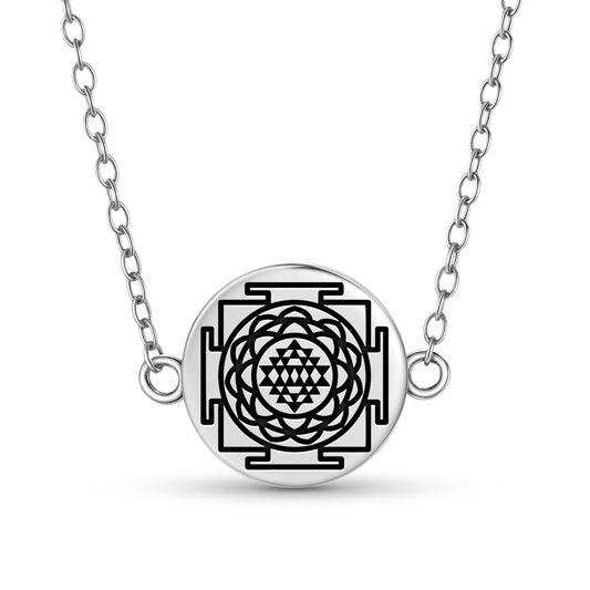 Sri Yantra Yantra Symbols Necklace