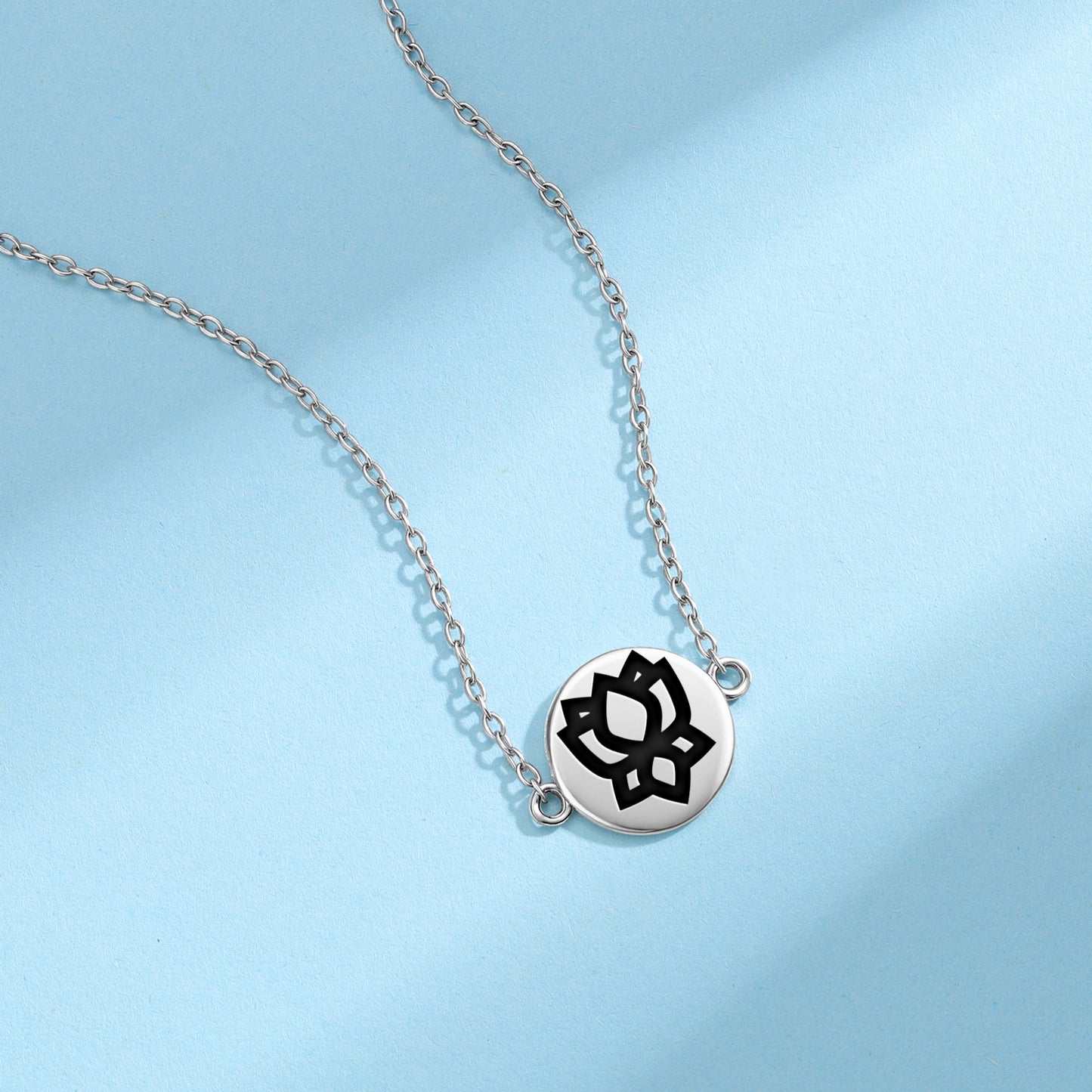 Padme – Lotus Ashtamangala Symbols Necklace