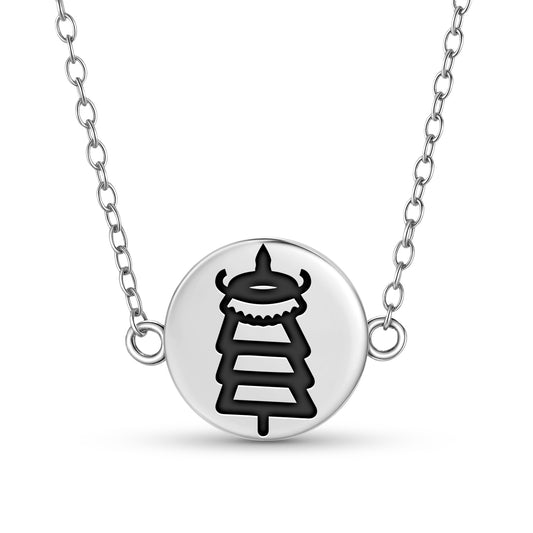 Dhvaja – Victory Banner Ashtamangala Symbols Necklace