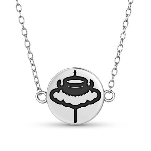 Parasol Ashtamangala Symbols Necklace
