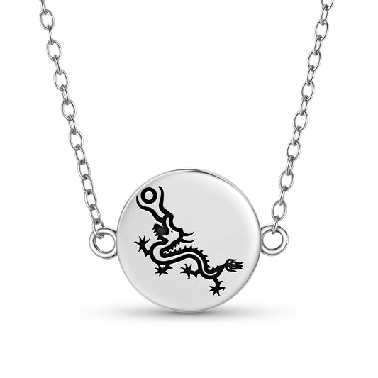 Fucanglong Dragon Chinese Symbols Necklace