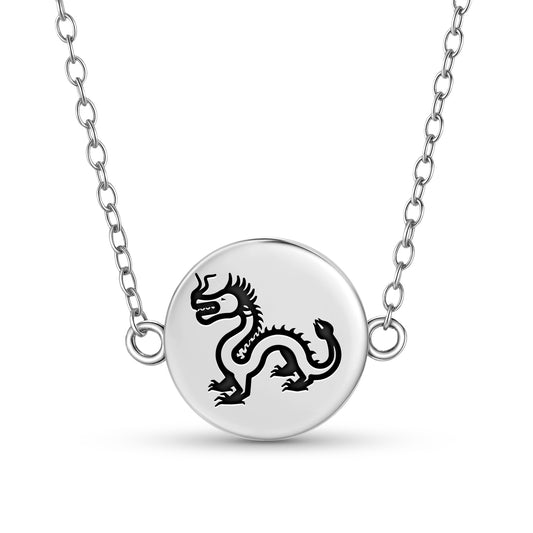 Shenlong Dragon Chinese Symbols Necklace