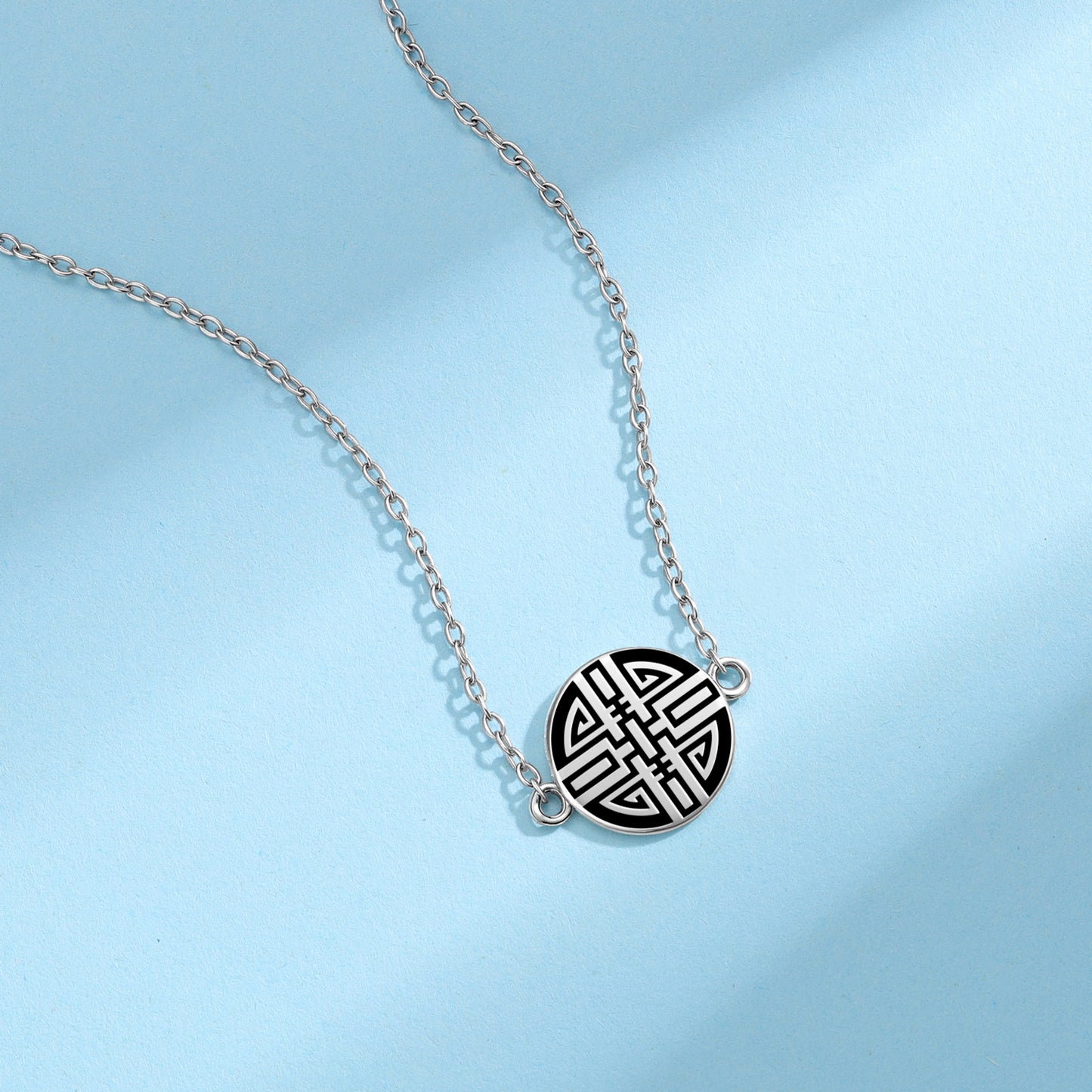 Cai – Wealth Chinese Symbols Necklace
