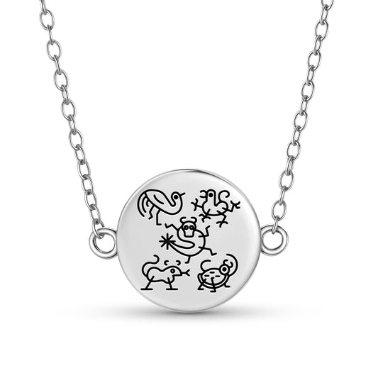 Five Heavenly Beasts Feng shui Symbols Necklace