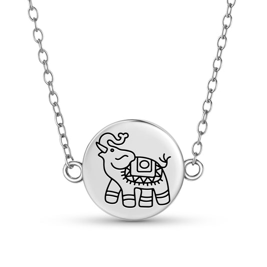 The Elephant Feng shui Symbols Necklace