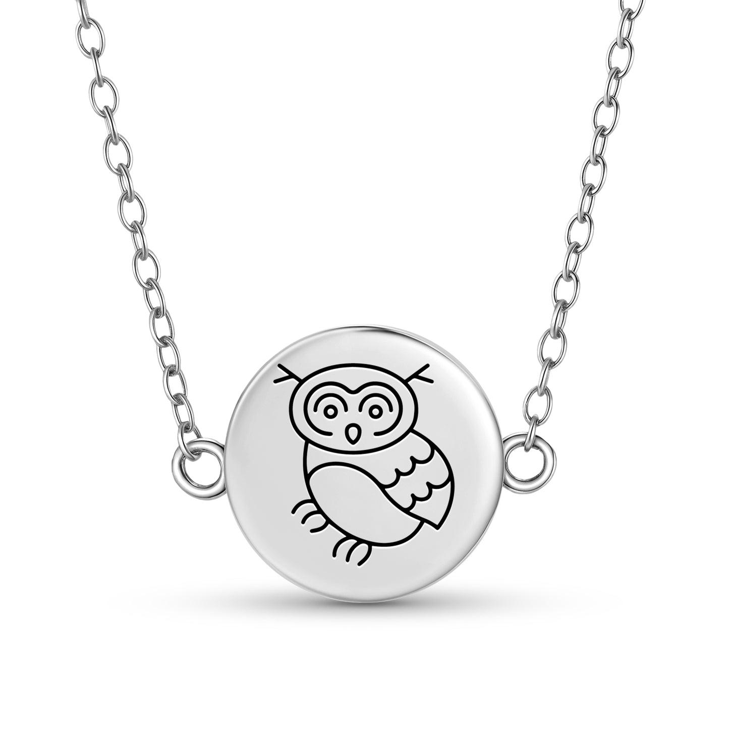 The Owl Feng shui Symbols Necklace