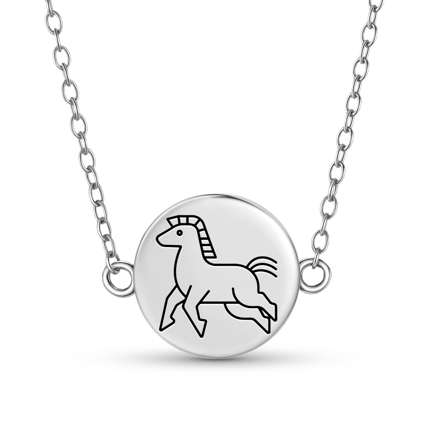 The Horse Feng shui Symbols Necklace