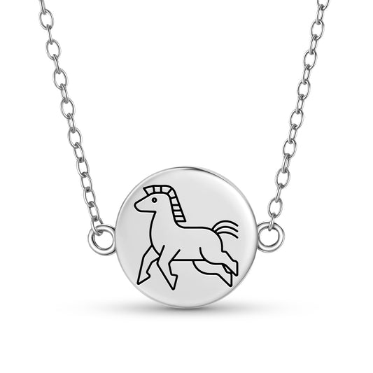The Horse Feng shui Symbols Necklace
