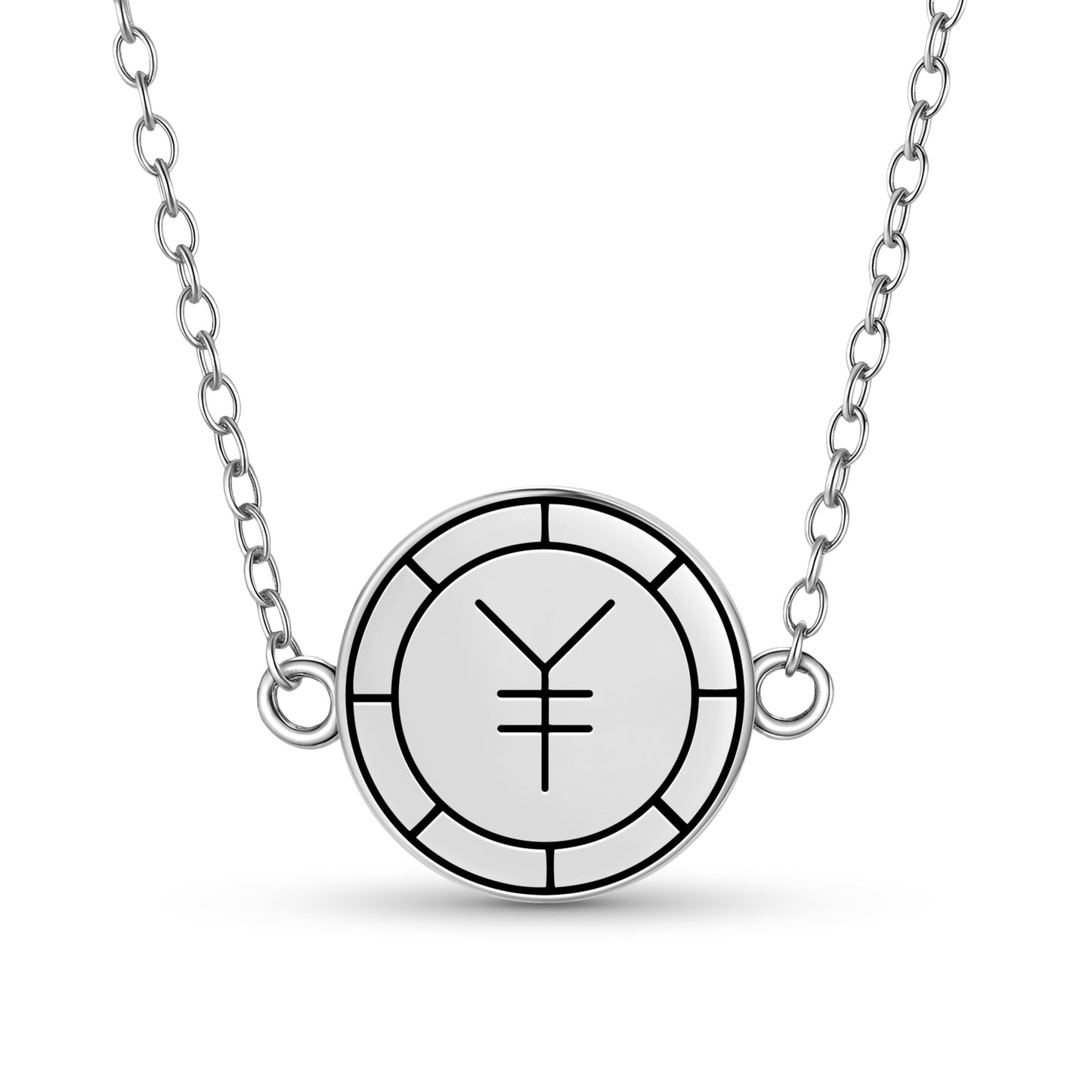 Chinese Coin Feng shui Symbols Necklace