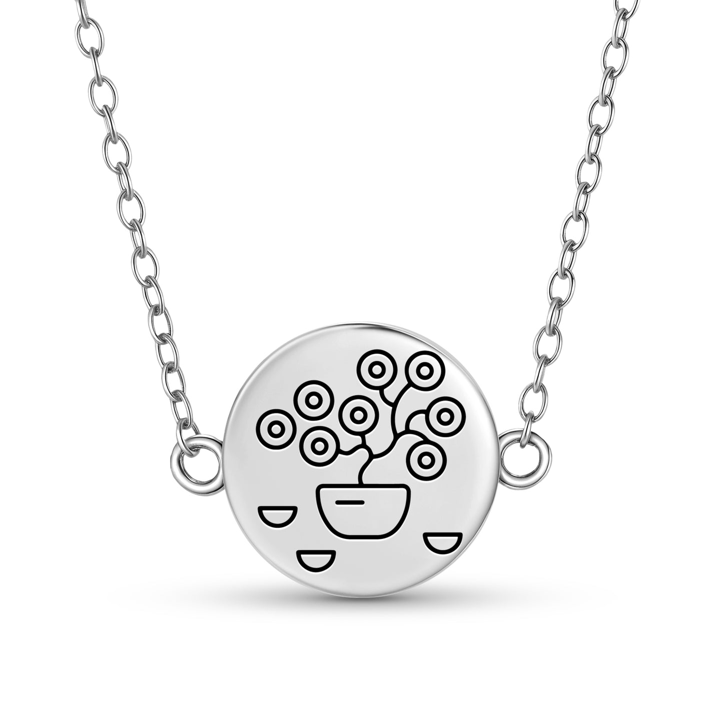 Money Tree Feng shui Symbols Necklace